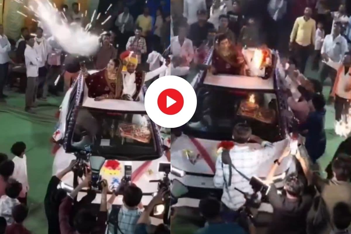Viral Video: दुल्हन ने लगा दी दूल्हे की पगड़ी में आग! महंगी पड़ सकती थी आतिशबाजी, वीडियो वायरल