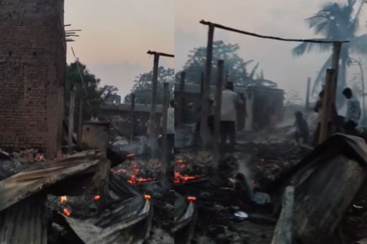 West Champaran: पश्चिम चंपारण के पड़री में भीषण आग, गांव में मचा हाहाकार, 100 से अधिक घर राख