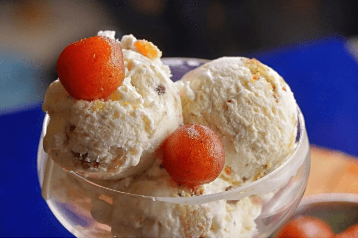 Gulab Jamun Ice Cream