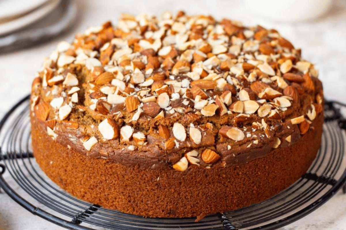 Atta Jaggery Cake Recipe without Oven