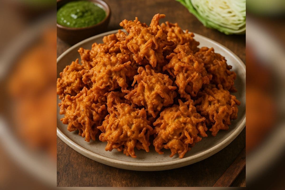 cabbage pakoda