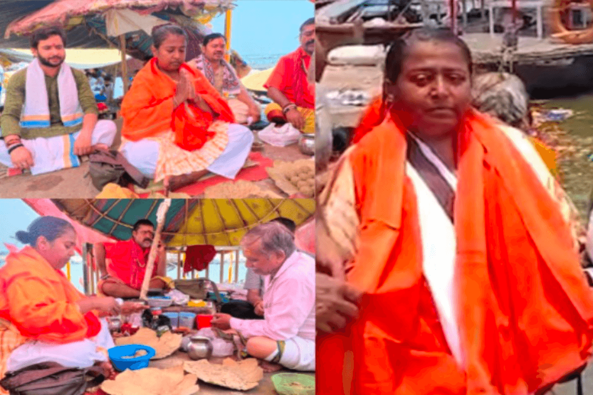 27 साल पूर्व मरी बच्ची की याद में: काशी में पिंडदान कर हिंदू बनीं बांग्लादेशी महिला