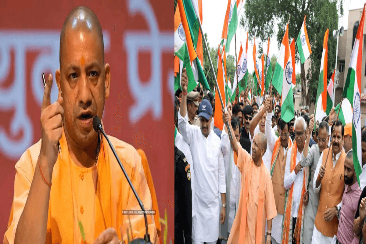 तिरंगा यात्रा में गरजे योगी: नया भारत जवाब देना जानता है