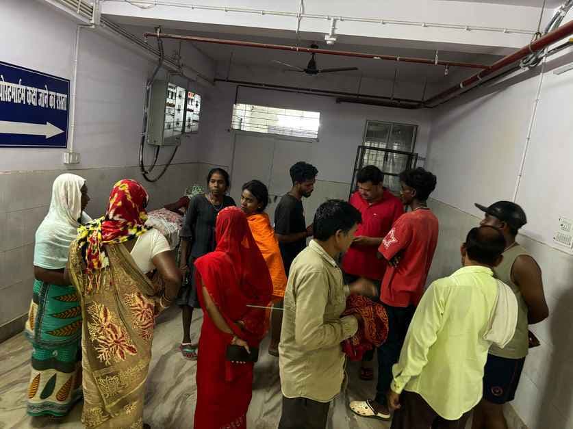 पोड़ैयाहाट में दो बाइकों की भिडंत में एक सवार की मौत