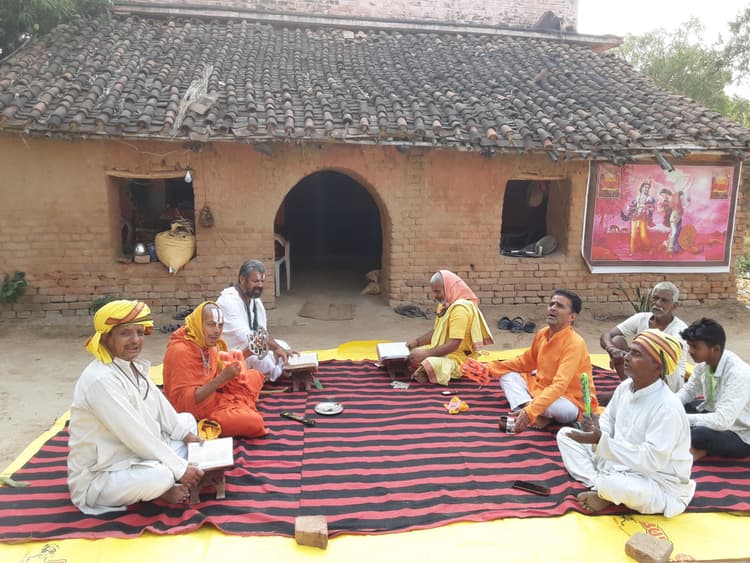 जगन्नाथ मंदिर नवनिर्माण भूमिपूजन के लिए शुरू हुआ मानस पाठ महायज्ञ