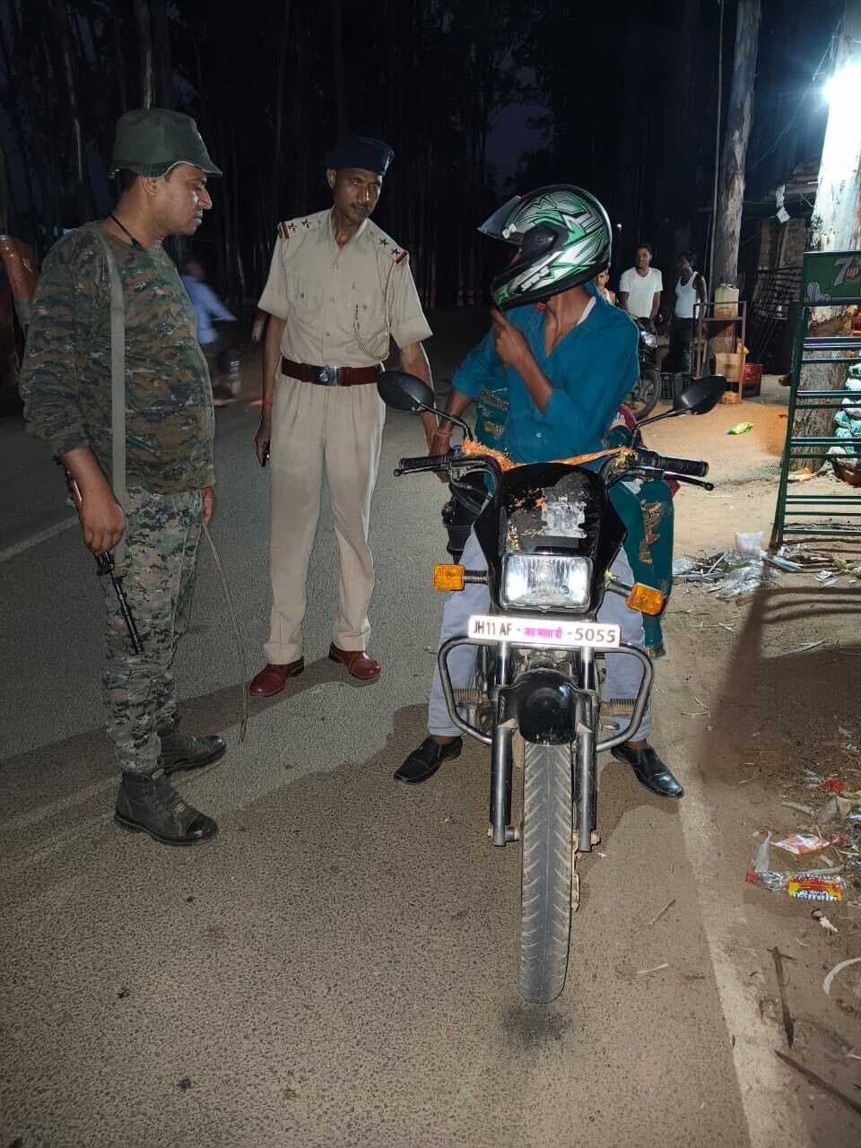 बिचकोड़वा पुलिस ने चलाया वाहन जांच अभियान