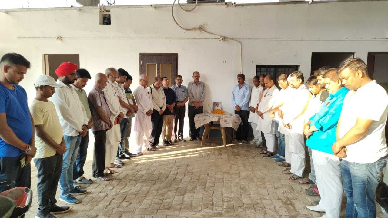 जिला कांग्रेस कमेटी के कार्यकारिणी सदस्य का निधन बड़ी क्षति : जिलाध्यक्ष