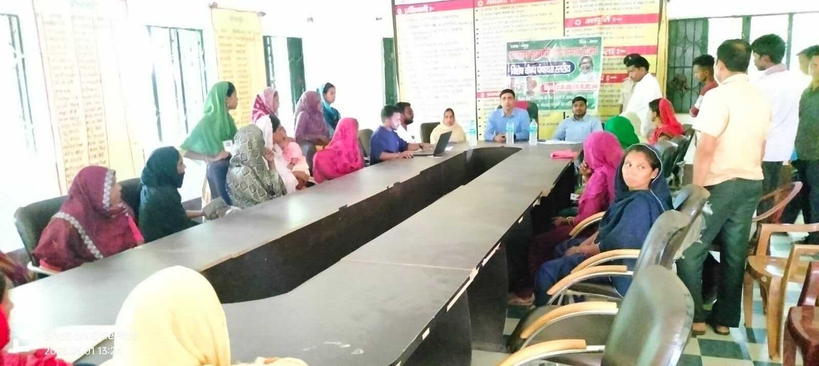 मंईयां सम्मान योजना के लाभुकों के लिए शिविर आयोजित