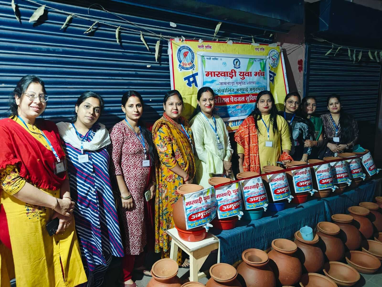 समृद्धि शाखा  ने 80 अमृतधारा प्याऊ का किया शुभारंभ