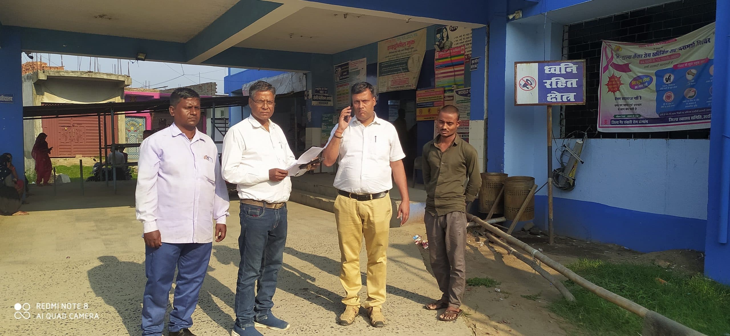 टीबी वार्ड का जिला कार्यक्रम समन्वयक ने किया निरीक्षण