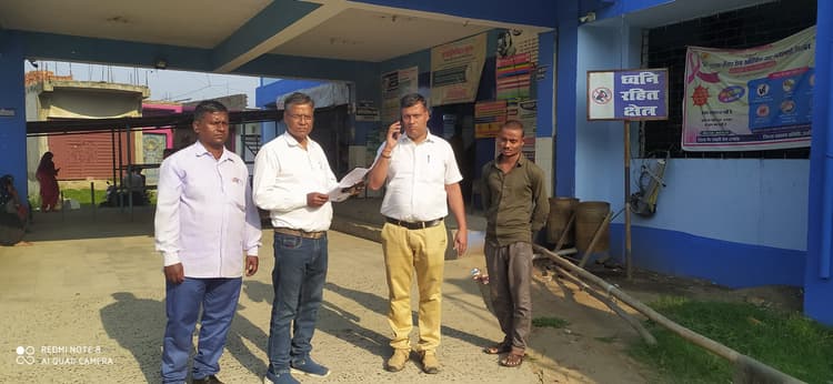 टीबी वार्ड का जिला कार्यक्रम समन्वयक ने किया निरीक्षण