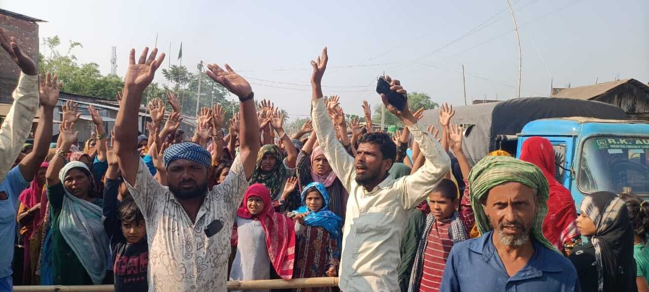 घायल व्यक्ति की इलाज के दौरान मौत, सड़क जाम