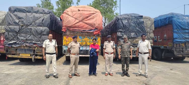 Gaya News : बाराचट्टी और डोभी इलाके से अवैध कोयला लदे 10 ट्रक जब्त