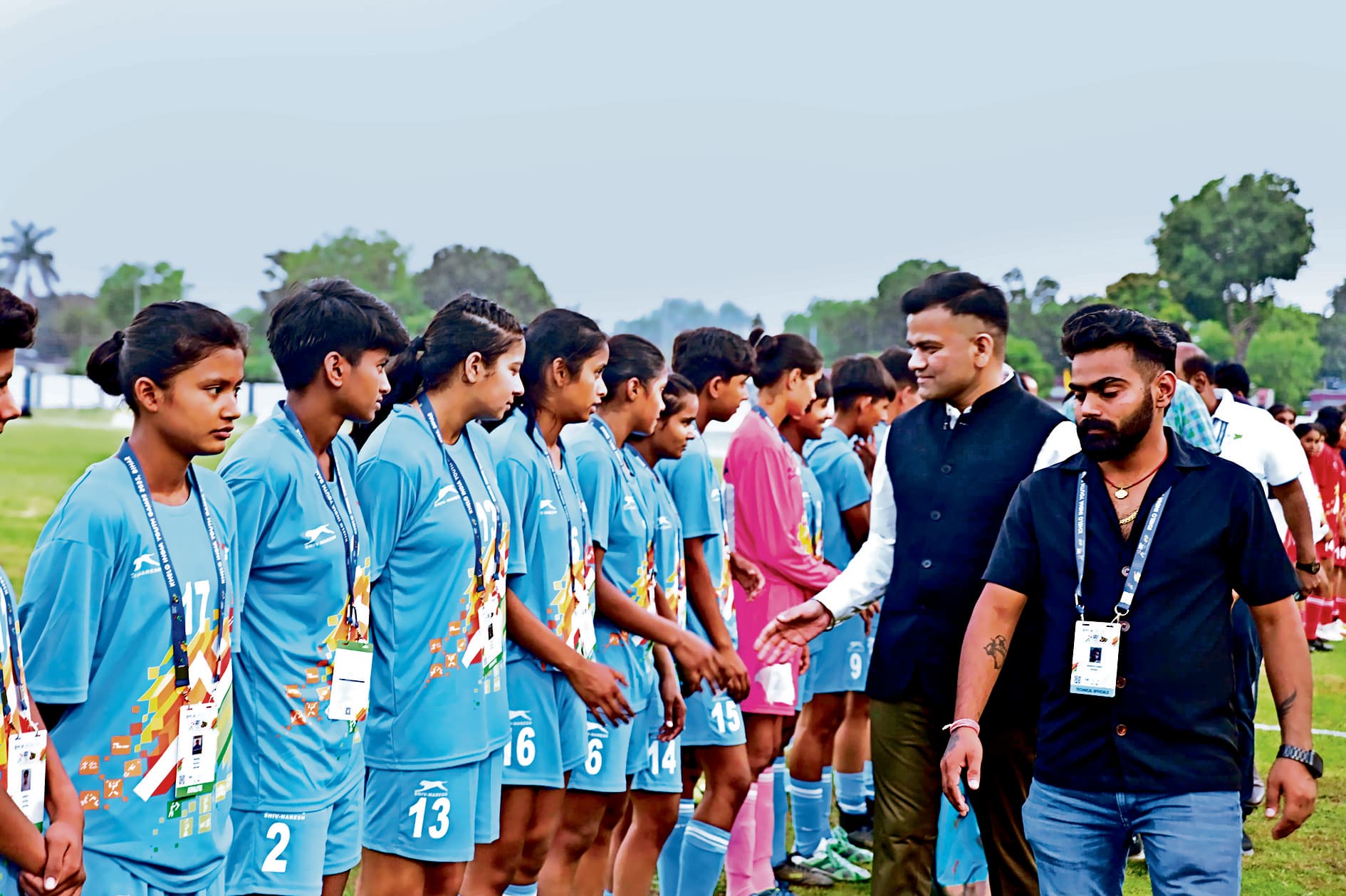 मणिपुर की टीम ने 3-0 से आंध्र प्रदेश को व हरियाणा ने दिल्ली को एकतरफा मुकाबले में किया पराजित