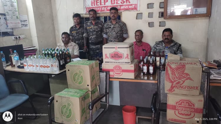 Bokaro News : पिरगुल में भारी मात्रा में देशी-विदेशी शराब जब्त