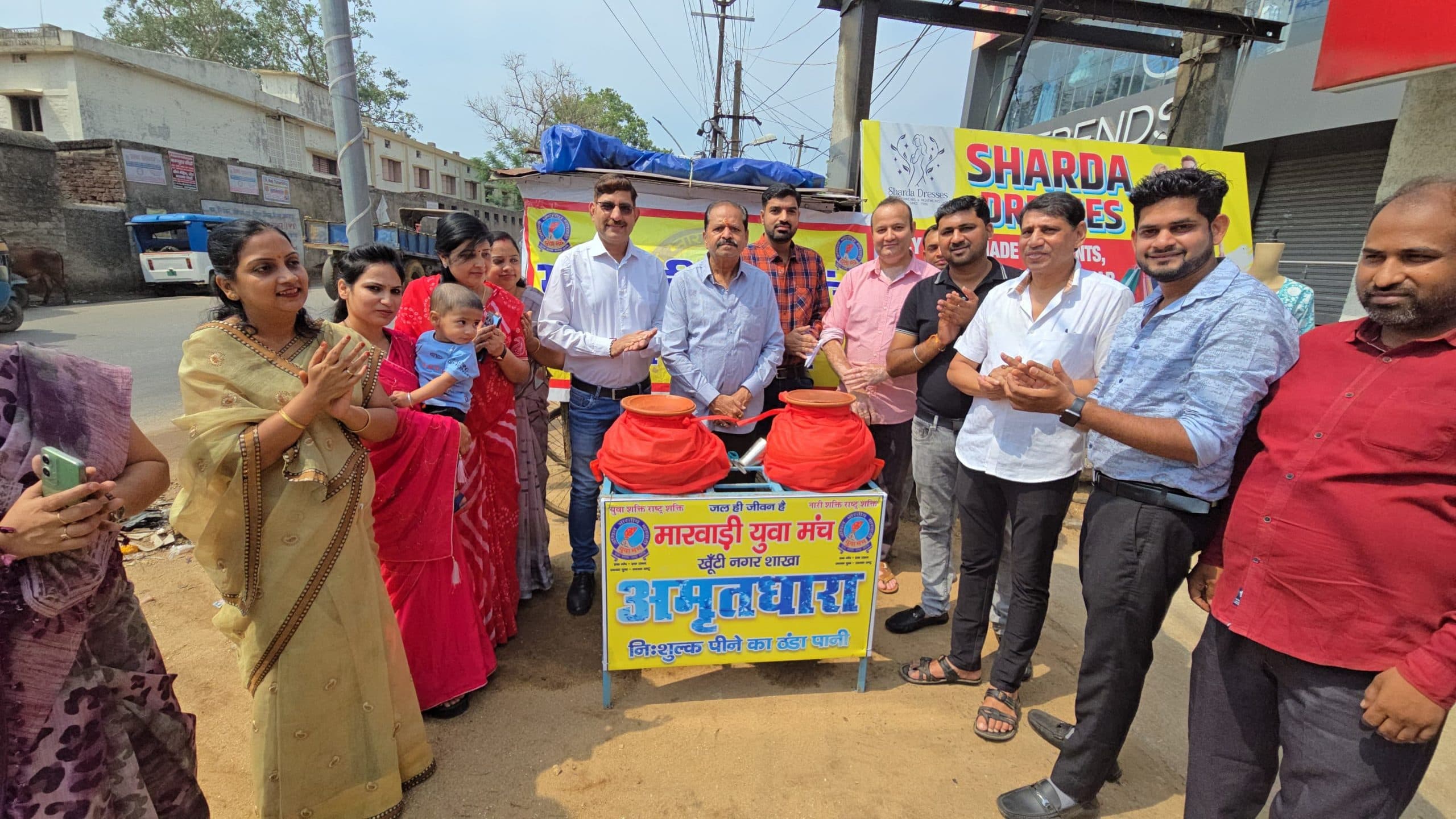 आठ स्थानों पर राहगीरों के लिए ठंडा आरओ पानी की सुविधा