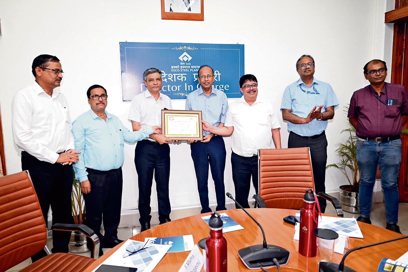 आइएसपी को ग्रीनप्रो प्रमाणन, पर्यावरण-अनुकूल स्टील उत्पादों के लिए सम्मान