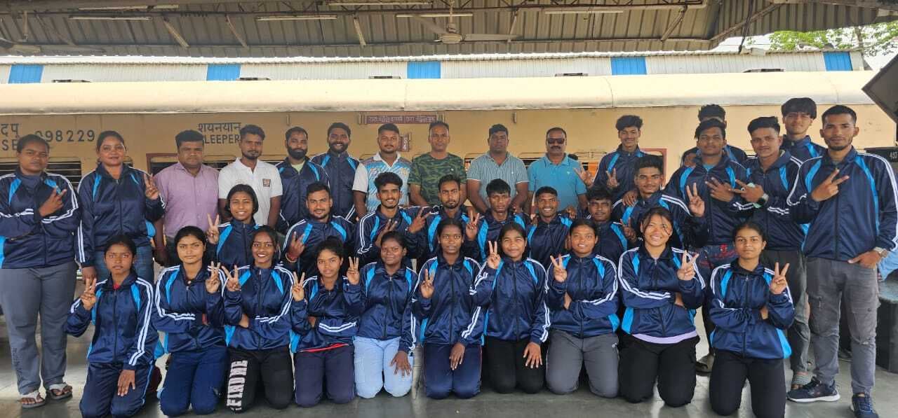 jharkhand junior kabaddi team:  झारखंड की जूनियर कबड्डी टीम वर्धा रवाना