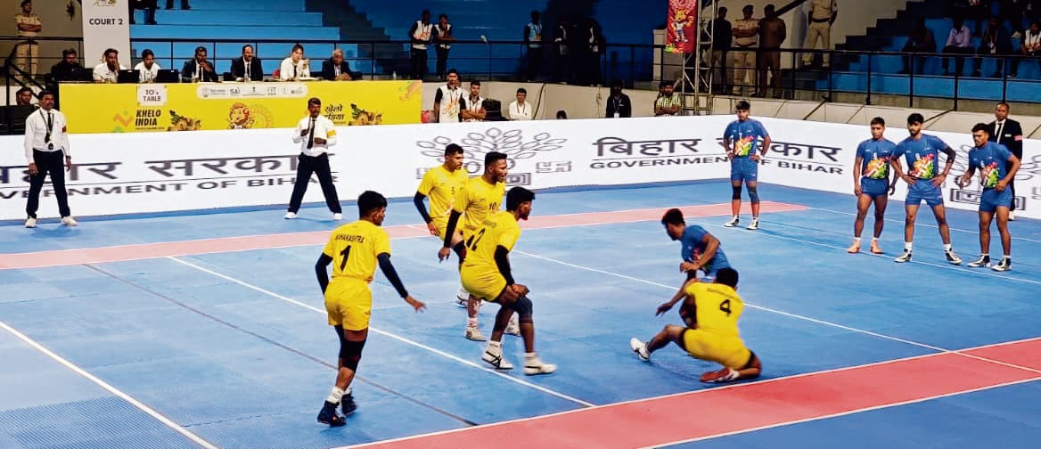 बालक और बालिका वर्ग कबड्डी में बिहार पिछड़ा