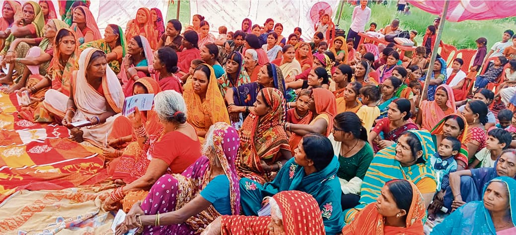 जीविका महिला ग्राम संगठन में महिला संवाद कार्यक्रम का आयोजन