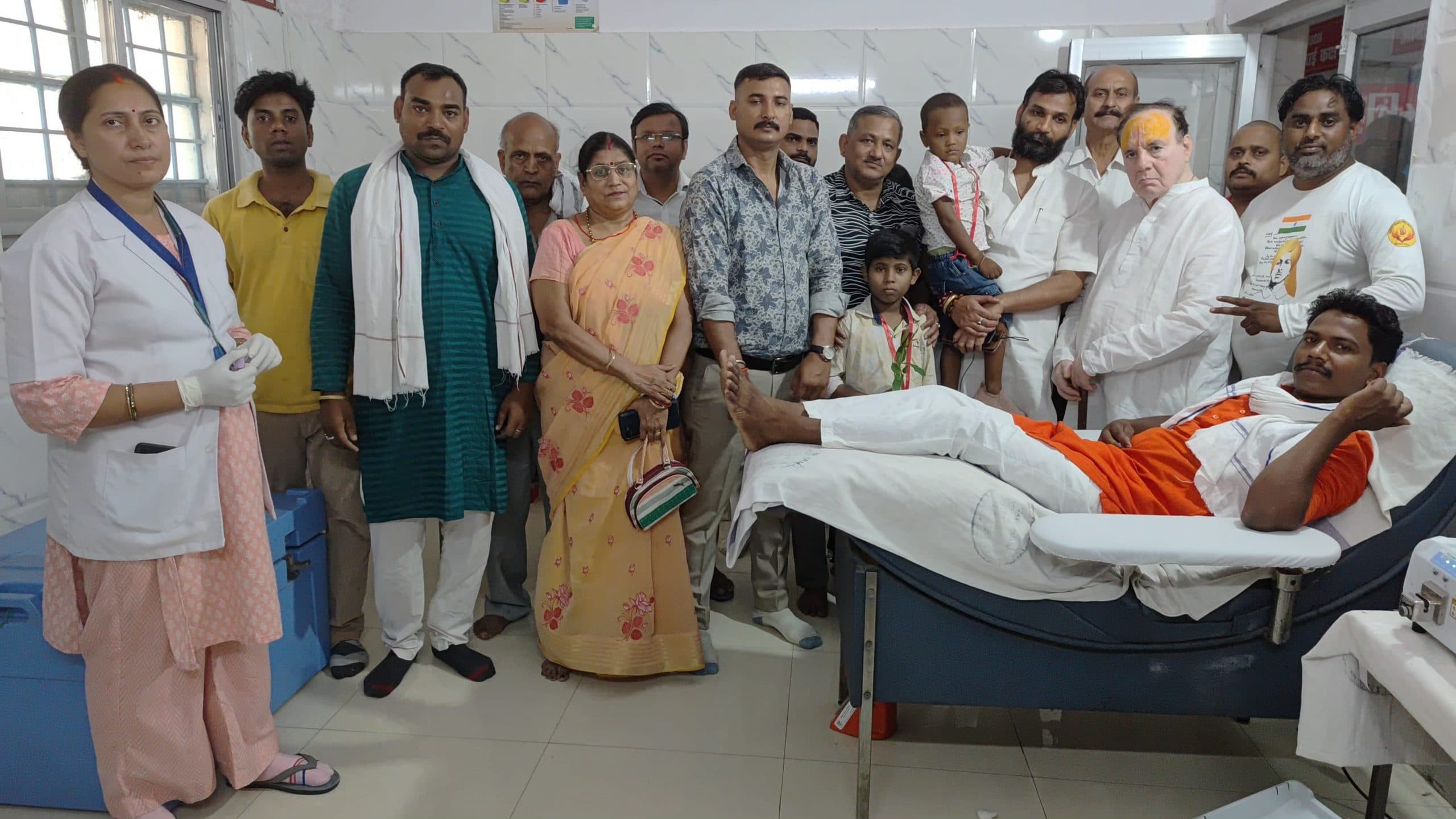 थैलेसीमिया दिवस पर लगाया गया रक्तदान शिविर