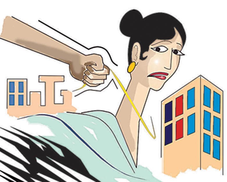 Deoghar News : दो महिलाओं से चेन छिनतई कर भागे