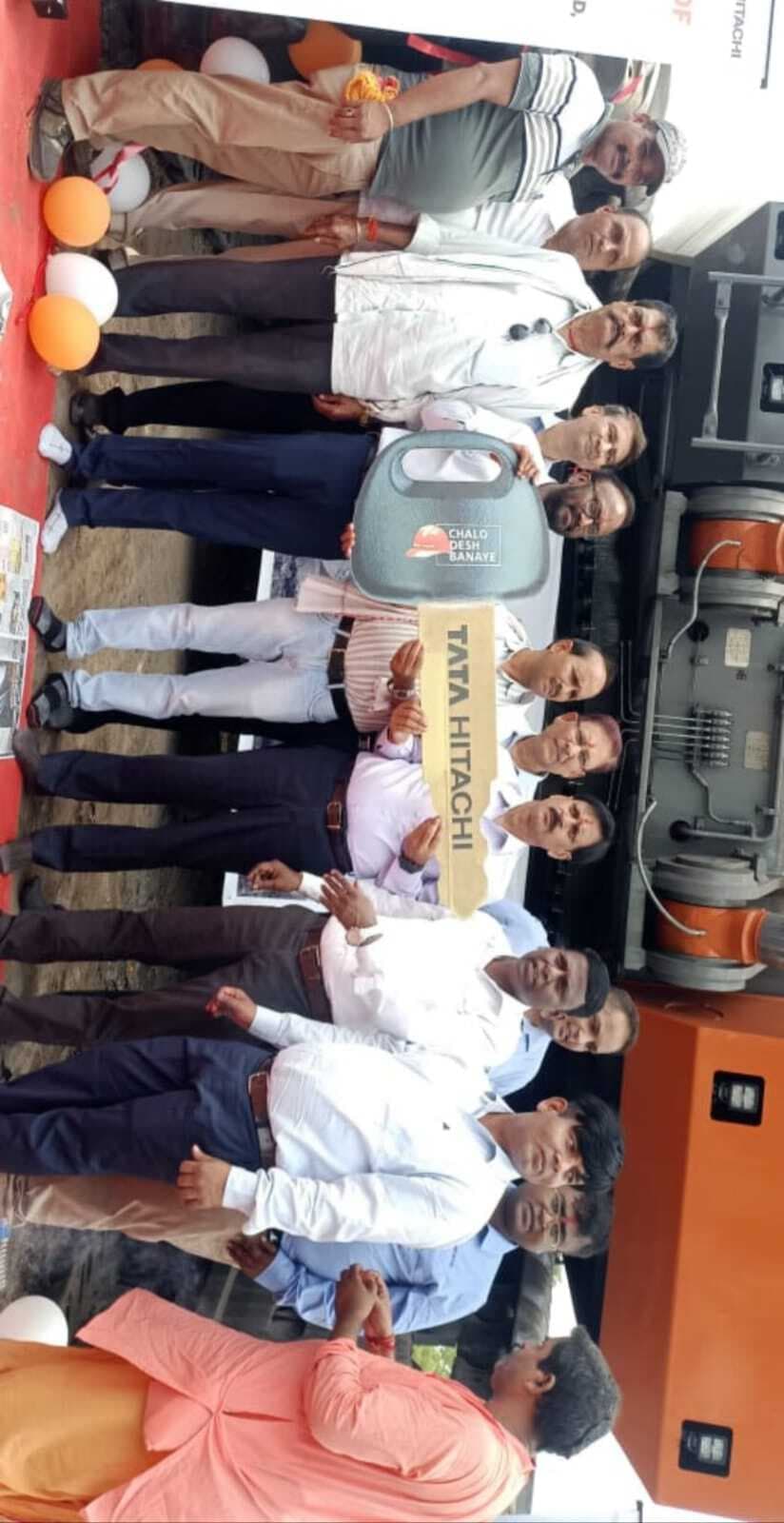 केडीएच में नयी शाॅवेल मशीन का उदघाटन