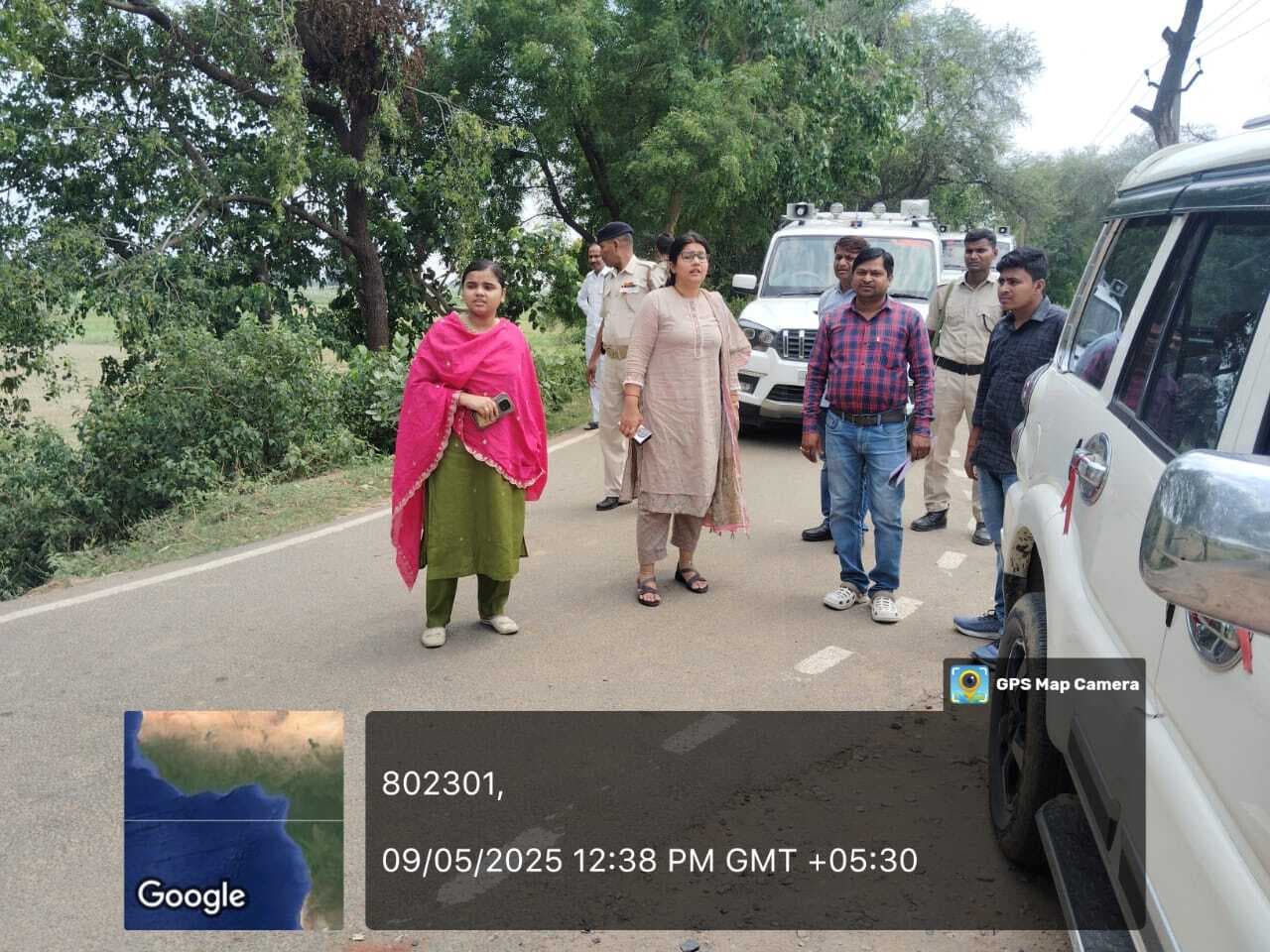 एसडीएम ने कोईलवर तटबंध का किया निरीक्षण