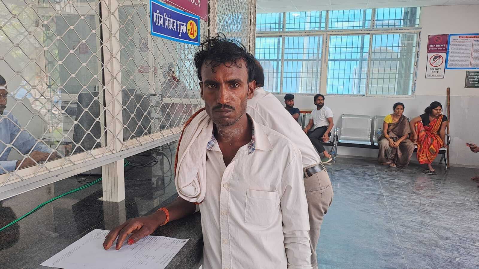 लावा भुजाई में सोना मांगने पर साले ने बहनोई को पिटा