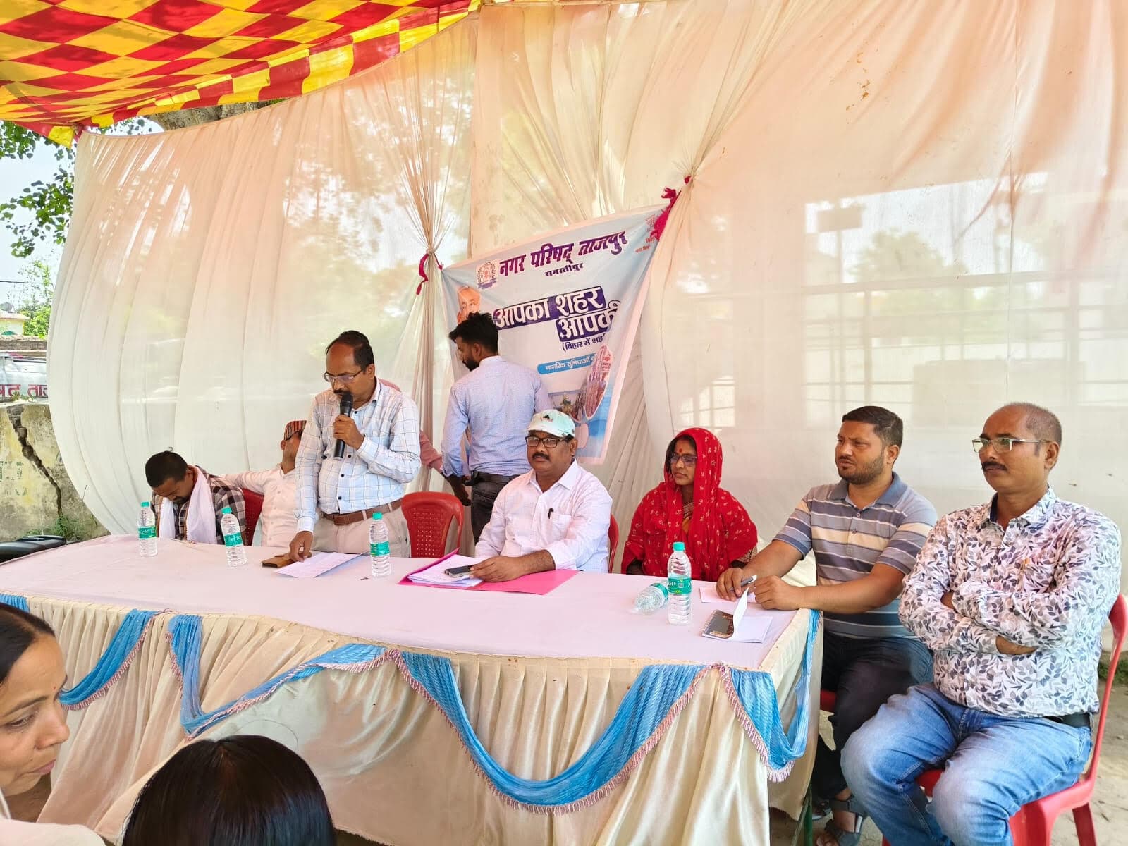 Samastipur News:संवाद के दौरान लोगों ने रखी क्षेत्र की समस्याएं