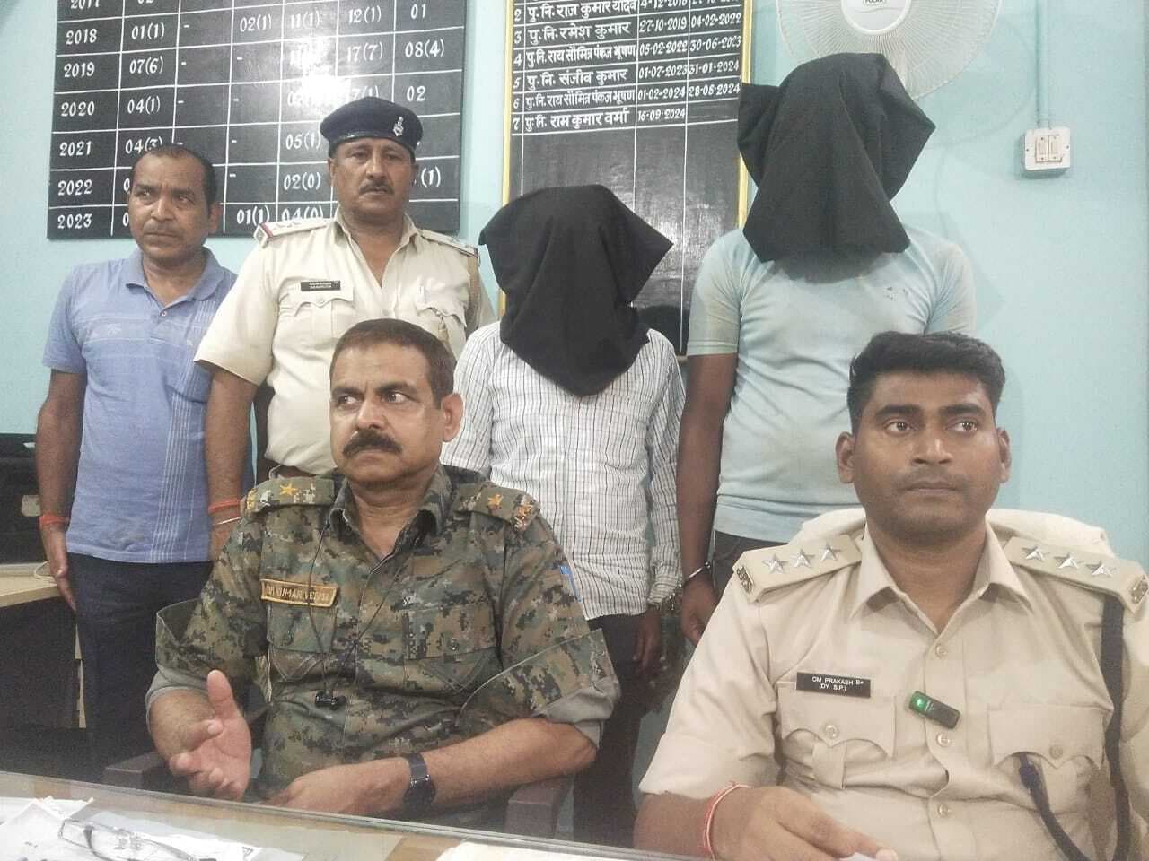 बुंडू में एसयूवी से आठ मवेशी जब्त, दो गिरफ्तार