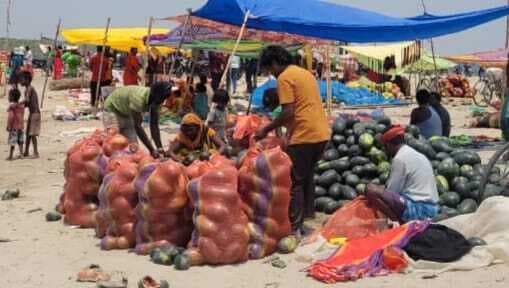 तेज धूप व गर्मी में तरबूज की बढ़ी डिमांड