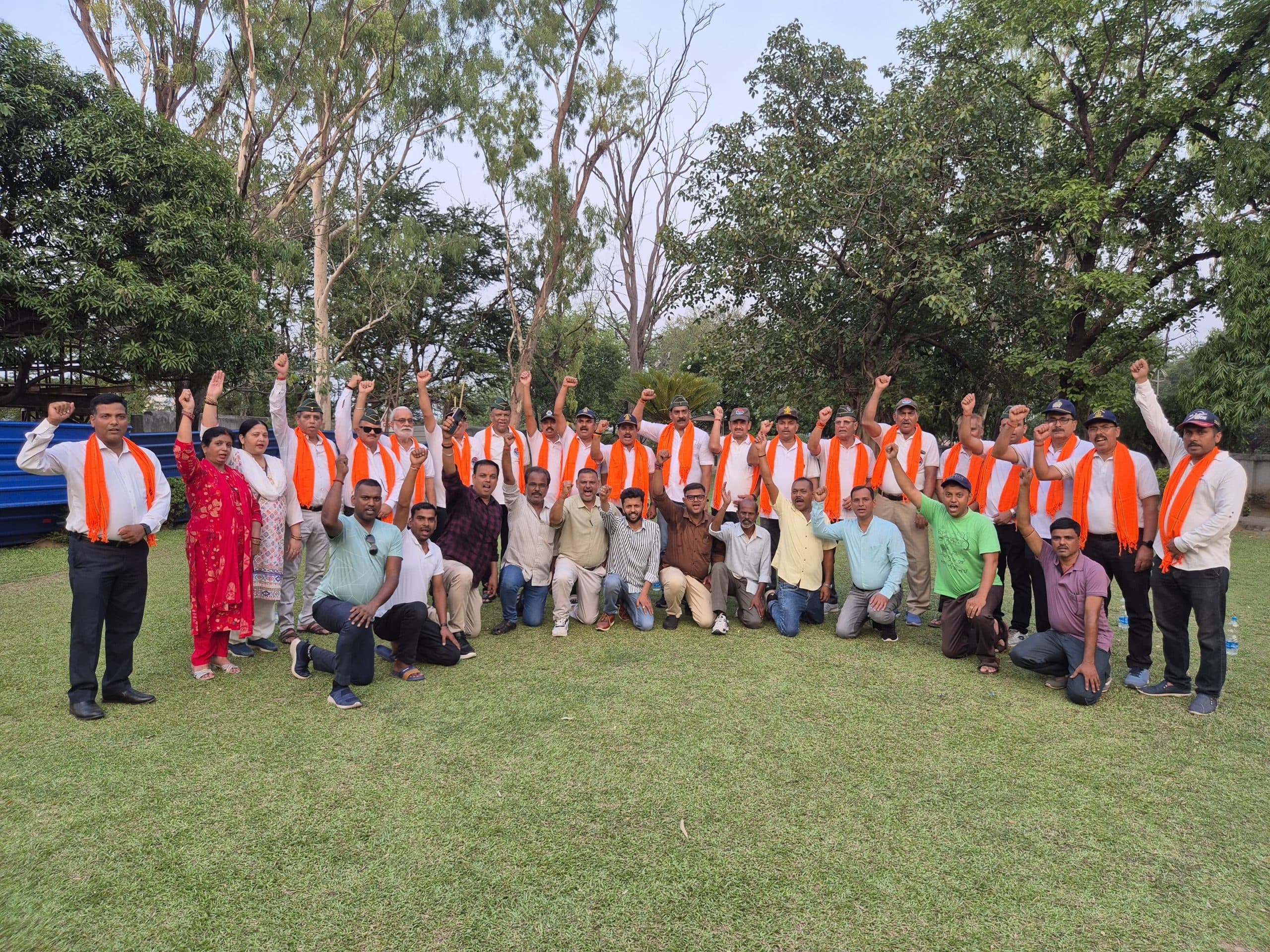 जदयू ने किया पूर्व सैनिक सेवा परिषद के सदस्यों को सम्मानित