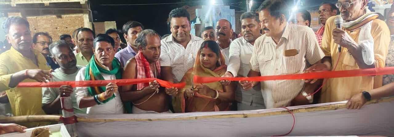 धर्मराज मंदिर के मेले का मुखिया ने किया उद्घाटन