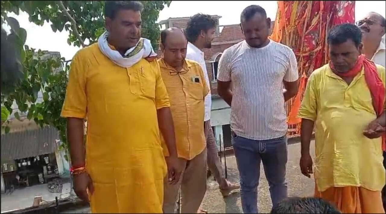 श्रीराम-जानकी मंदिर निर्माण को लेकर रखी गयी नींव