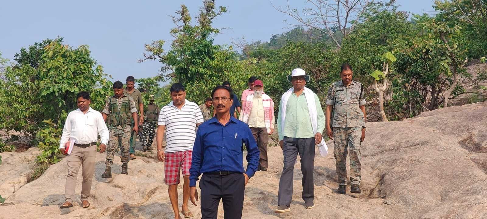 सांसद ने किया राजाबांध का निरीक्षण, जल्द जीर्णोद्धार का दिया आश्वासन