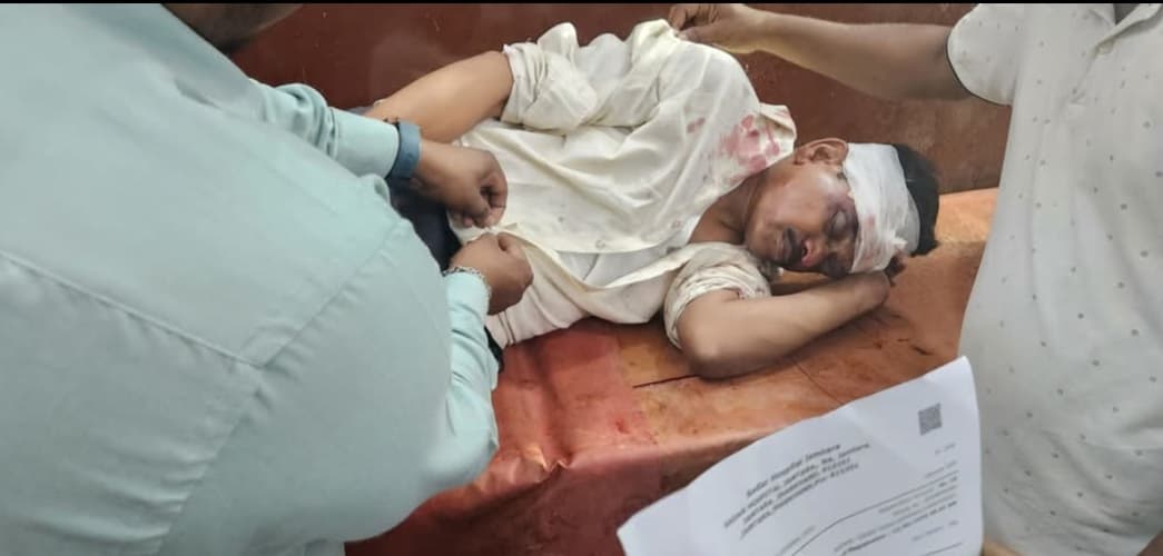 बाइक के धक्के से जेबीसी स्कूल के प्रभारी प्राचार्य घायल, रेफर