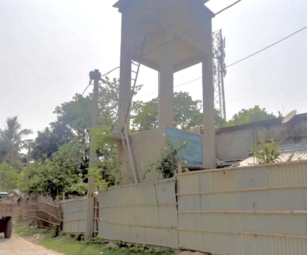 जलमीनार के पानी को बर्बाद करने व दूसरे को न दिये जाने का लगा आरोप