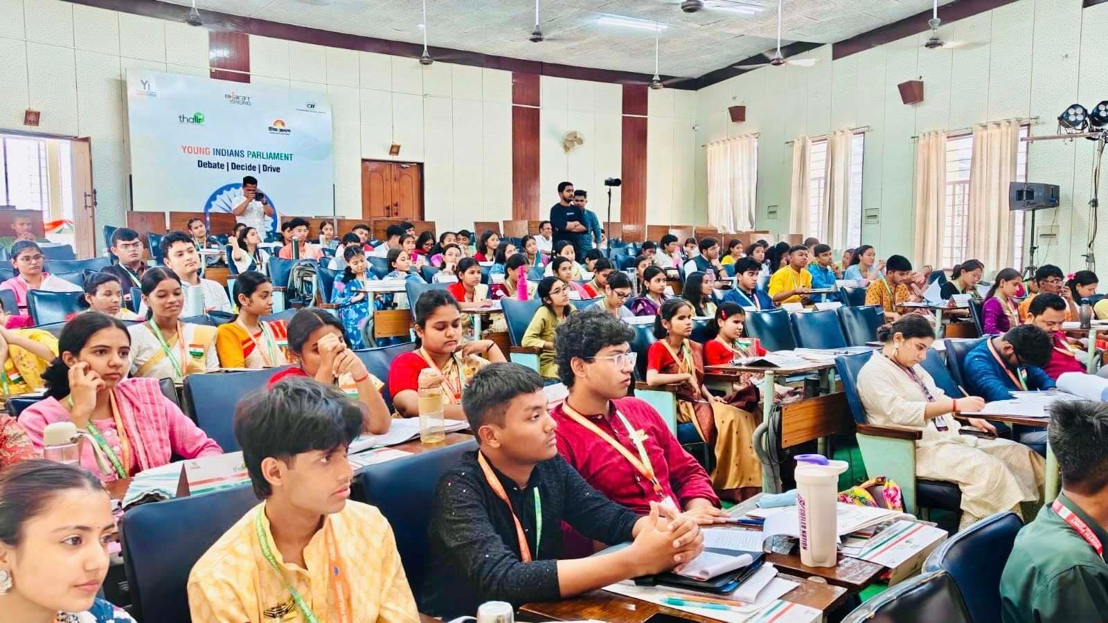 दो दिवसीय यंग इंडियन्स पार्लिमेंट 2025 कार्यक्रम में ताराचंद धानुका एकेडमी की छात्र-छात्राओं ने बढ़ चढ़ कर लिया भाग