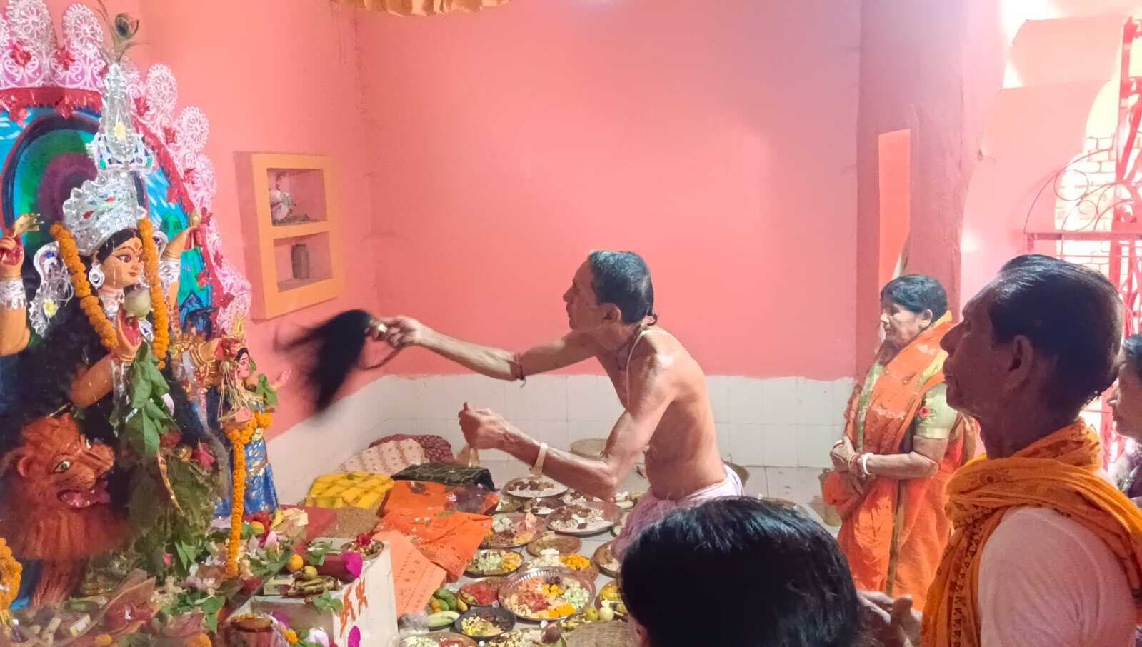 तिलाबाद में तीन दिवसीय गंधेश्वरी पूजनोत्सव शुरू