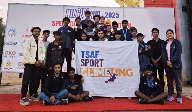 Tsaf climber won medal: टीएसएएफ के क्लाइंबरो ने जीते 11 पदक