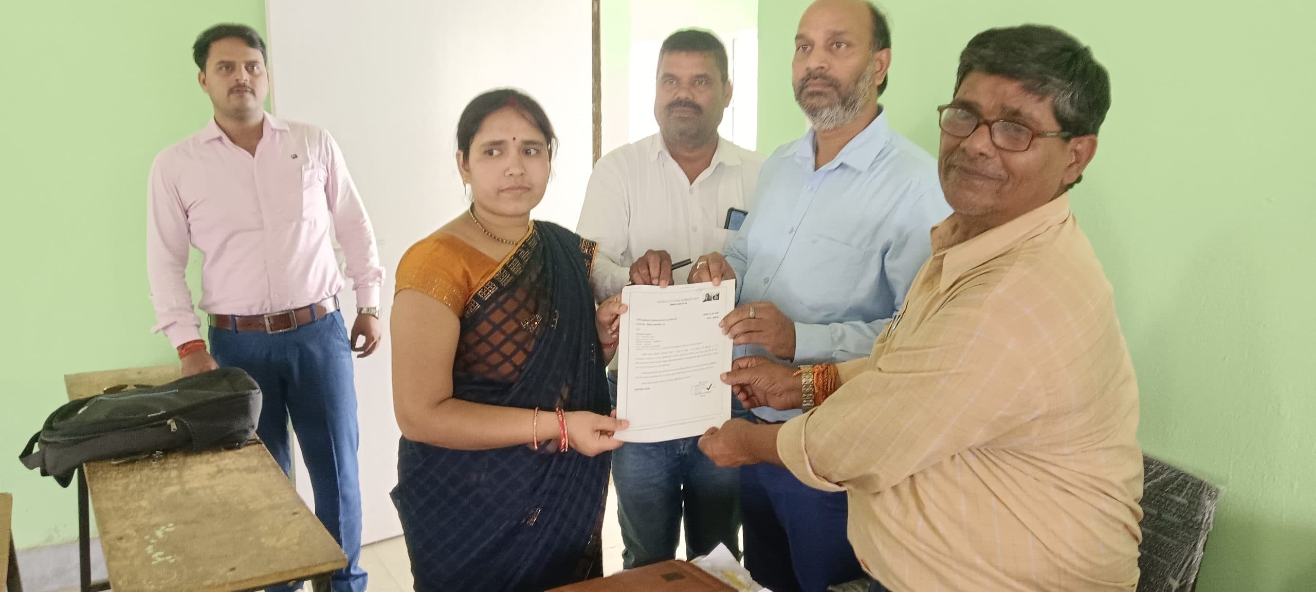 गोविंदपुर में 79 शिक्षकों को मिला योगदान पत्र