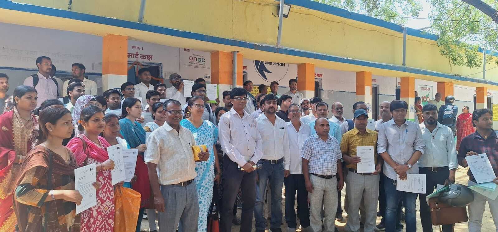 टीआर-3 के 45 शिक्षकों को मिला योगदान पत्र