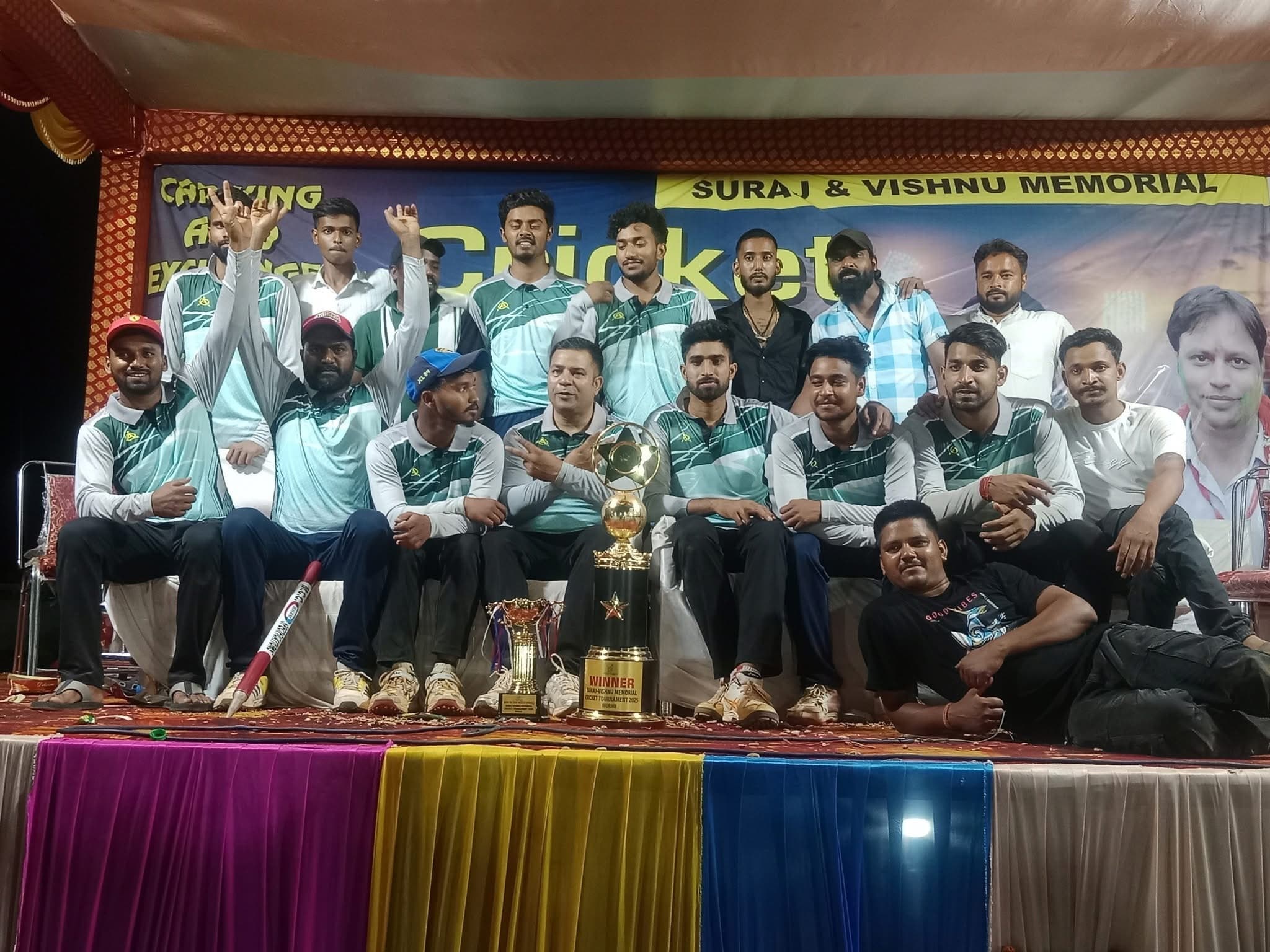 फाइनल मैच में यारियां की टीम बनी चैंपियन