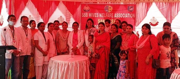 सशस्त्र सीमा बल ने किया चिकित्सा जांच शिविर का आयोजन