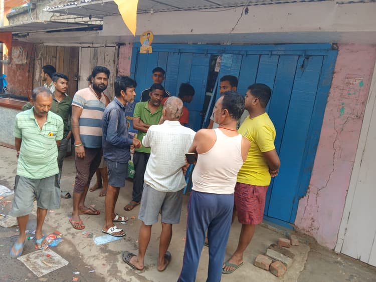 मंदिर रोड स्थित किराना दुकान में हुई चोरी