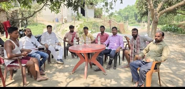 पार्टी का जनाधार बढ़ाने के लिए चलाया जनसंपर्क अभियान