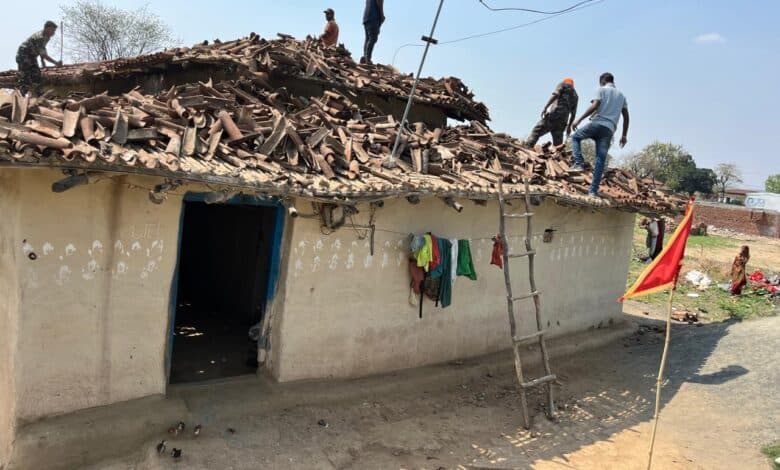 अपराधी राहुल सिंह के घर की कुर्की-जब्ती