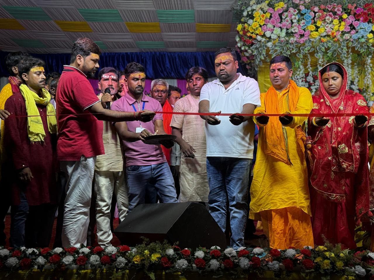 खंजरपुर गांव में सात दिवसीय भागवता कथा का हुआ शुभारंभ