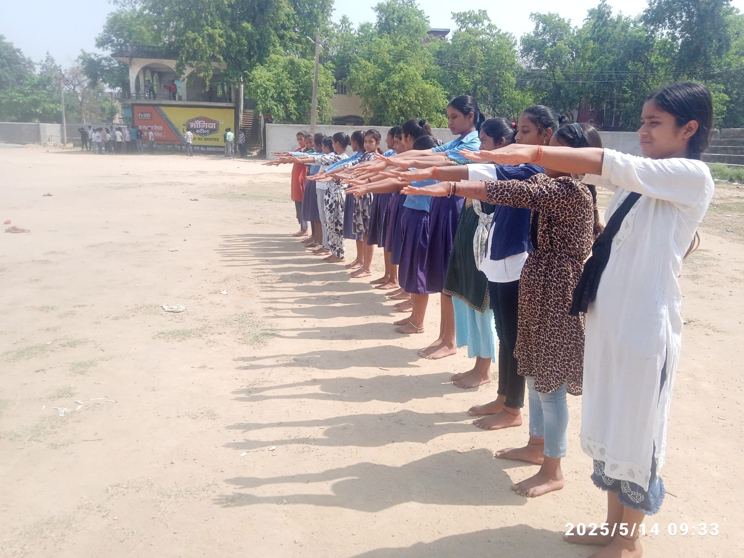 एनसीसी कैडेट्स चयन के लिए 170 बच्चों ने दिया परीक्षा.